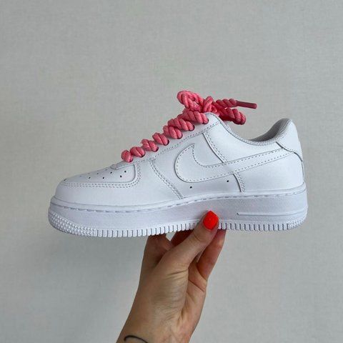 Nike Air Force 1 Rope Laces Pink ALL19905 фото