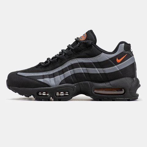 Nike Air Max 95 Black Grey Orange ALL17867 фото