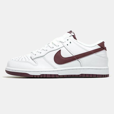 Nike SB Dunk Low White Bordo ALL12951 фото