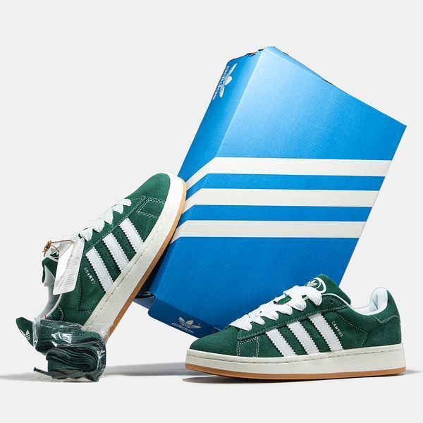 Adidas Campus Dark Green White ALL13564 фото