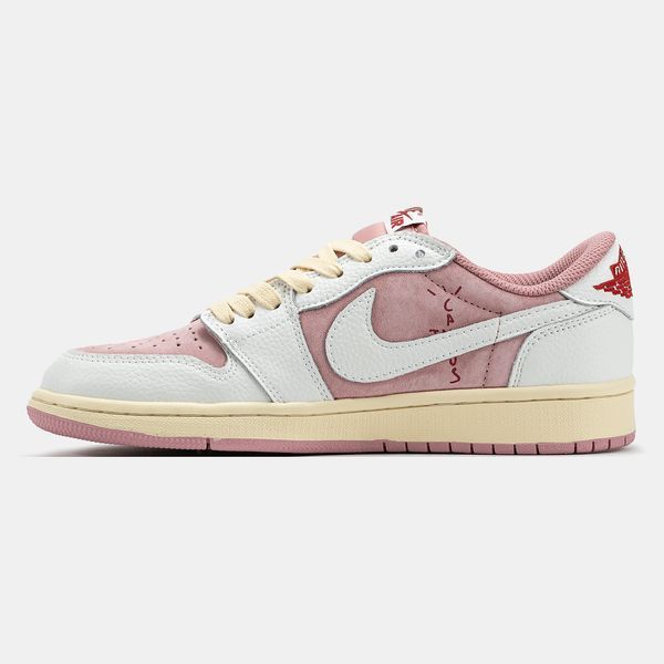 Air Jordan 1 Low x Travis Scott Pink ALL17604 фото