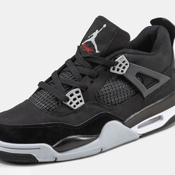 Air Jordan 4 Black Canvas ALL09759 фото