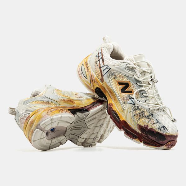 New Balance 530 Custom Beige Red ALL22147 фото
