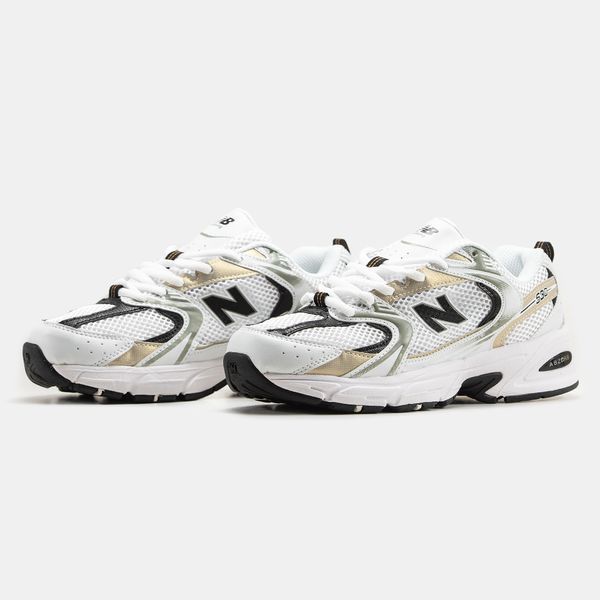 New Balance 530 White Silver Gold ALL09913 фото