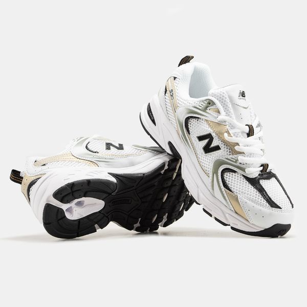 New Balance 530 White Silver Gold ALL09913 фото