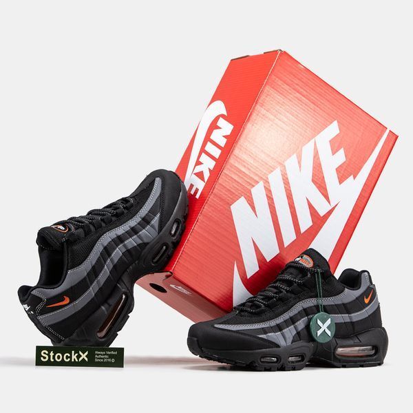 Nike Air Max 95 Black Grey Orange ALL17867 фото