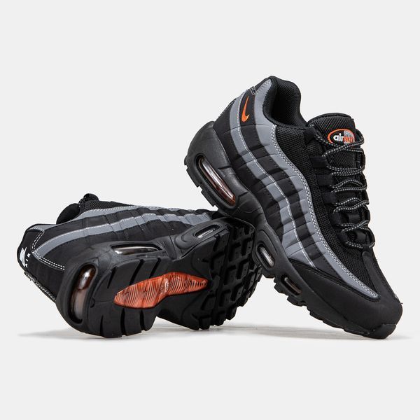 Nike Air Max 95 Black Grey Orange ALL17867 фото