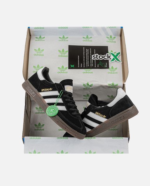 Adidas Spezial Black White Brown ALL05392 фото