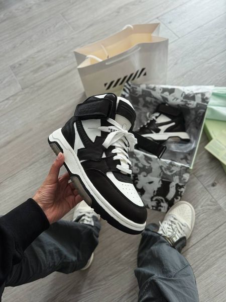 Off-White Out Of Office Mid Top Black ALL15987 фото
