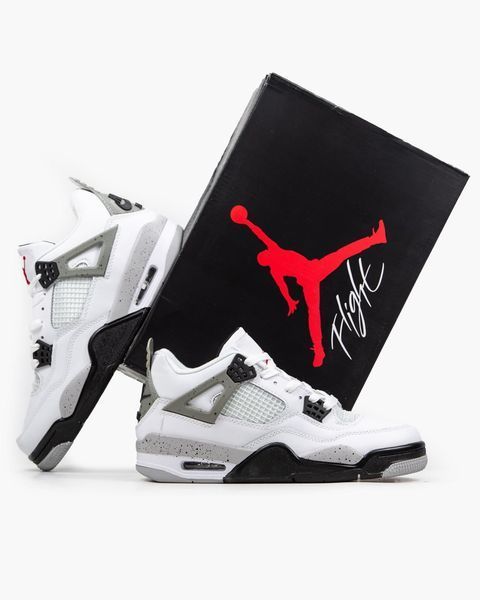 Air Jordan Retro 4 &ldquo;Cement&rdquo; ALL02329 фото