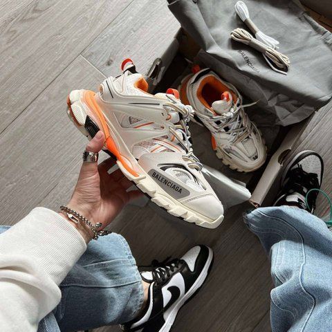 Balenciaga Track White Orange ALL03387 фото