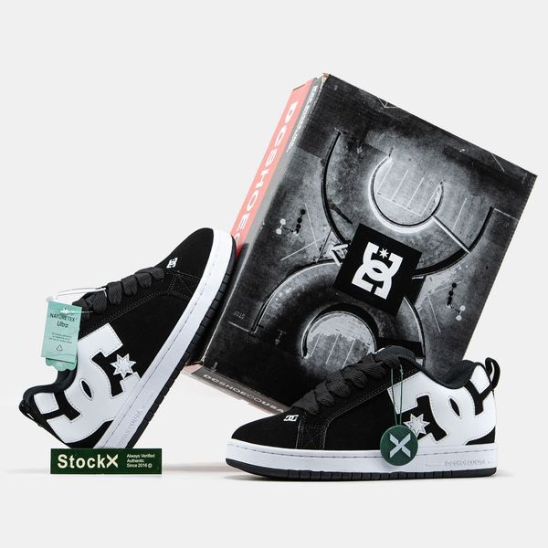DC Shoes Court Graffik Black White ALL16056 фото