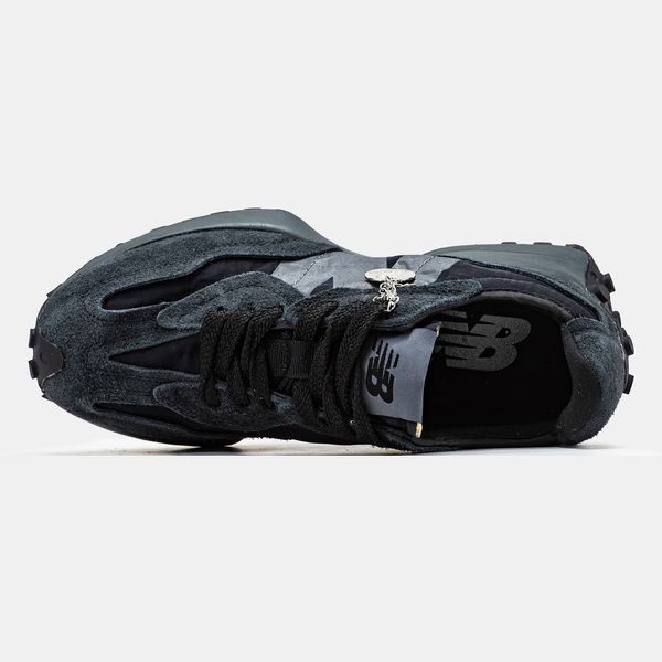 New Balance 327 Black Grey ALL14749 фото