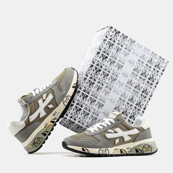 Premiata Mick Beige Grey White ALL21012 фото