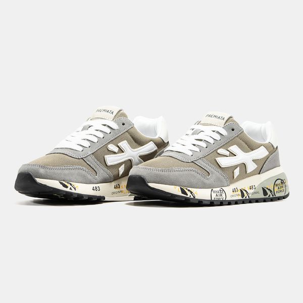 Premiata Mick Beige Grey White ALL21012 фото