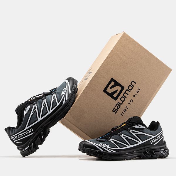 Salomon XT-6 Soft Ground Grey Black ALL14182 фото