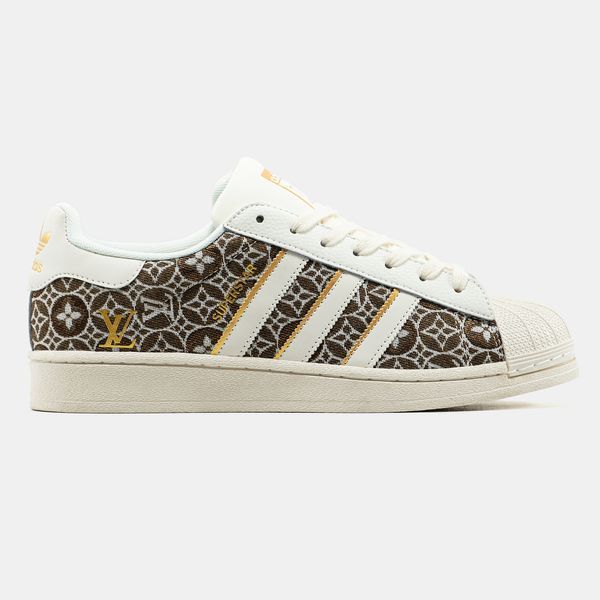 Adidas Superstar x Louis Vuitton Cream Brown ALL23307 фото