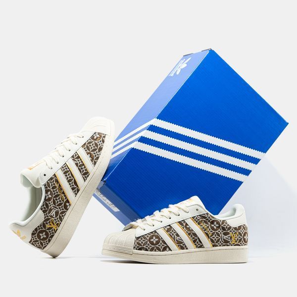 Adidas Superstar x Louis Vuitton Cream Brown ALL23307 фото