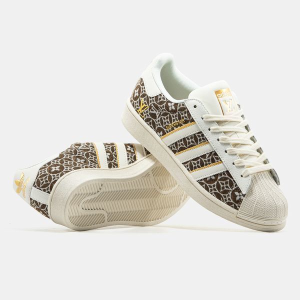 Adidas Superstar x Louis Vuitton Cream Brown ALL23307 фото