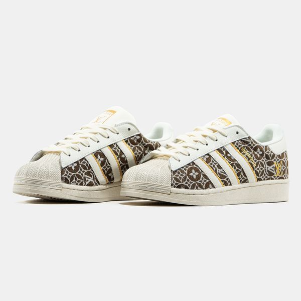 Adidas Superstar x Louis Vuitton Cream Brown ALL23307 фото