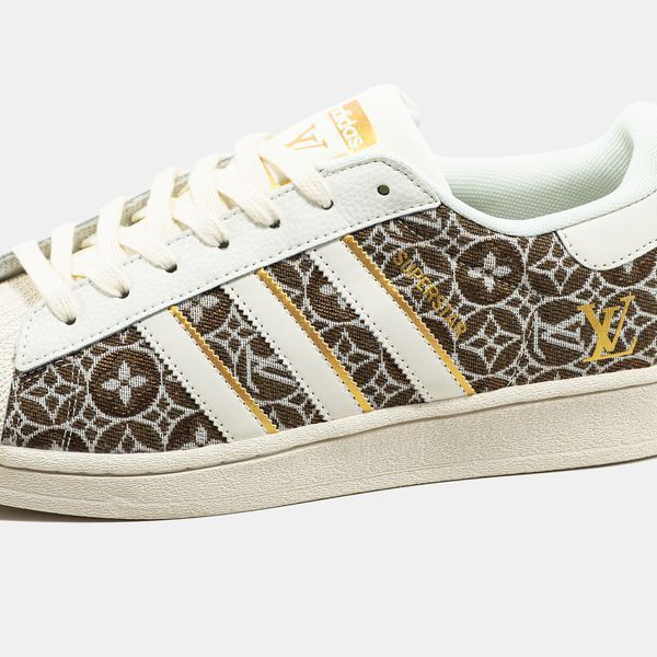 Adidas Superstar x Louis Vuitton Cream Brown ALL23307 фото