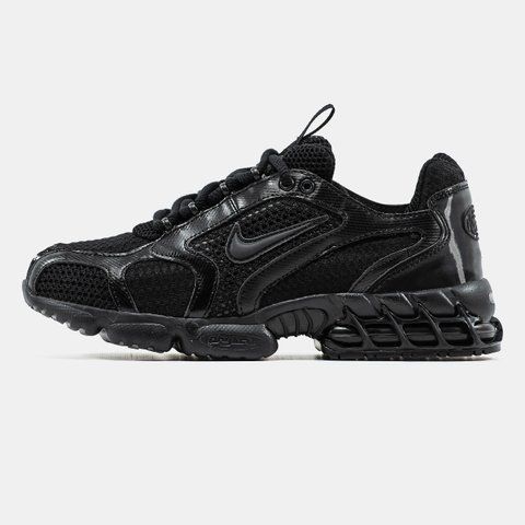 Nike Air Zoom Spiridon Cage x Stussy Total Black ALL22124 фото
