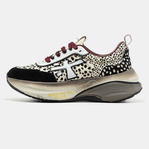 Premiata Hill Beige Black Leopard ALL23662 фото
