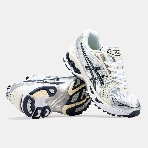 Asics Gel-Kayano 14 White Silver Black ALL12708 фото