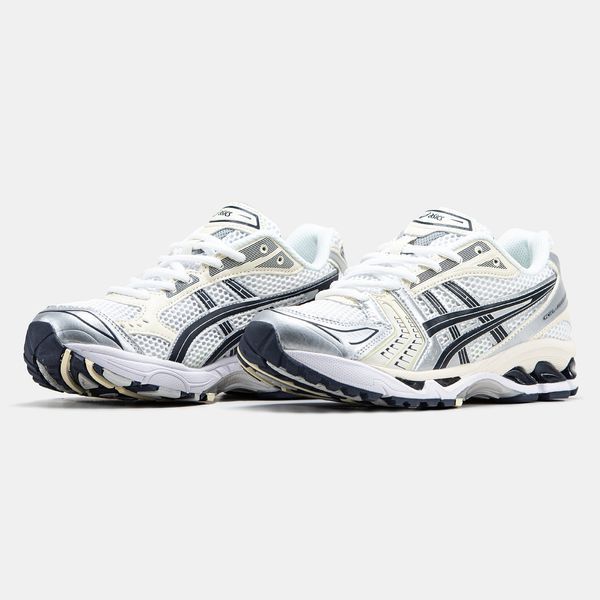 Asics Gel-Kayano 14 White Silver Black ALL12708 фото