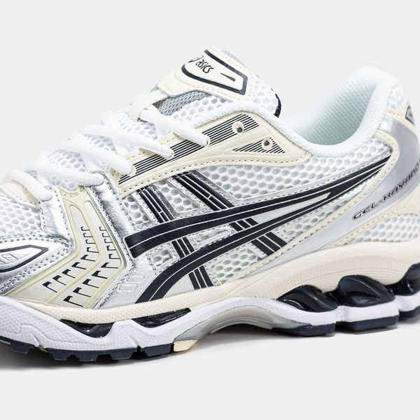 Asics Gel-Kayano 14 White Silver Black ALL12708 фото