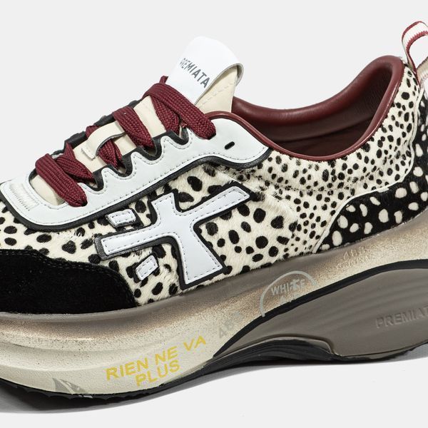 Premiata Hill Beige Black Leopard ALL23662 фото