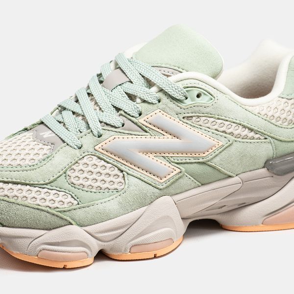 New Balance 9060 Mint Grey Orange ALL14899 фото