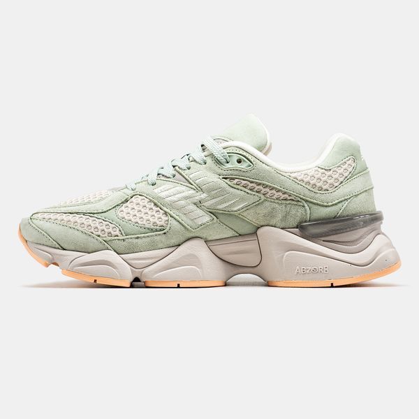 New Balance 9060 Mint Grey Orange ALL14899 фото