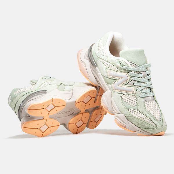 New Balance 9060 Mint Grey Orange ALL14899 фото