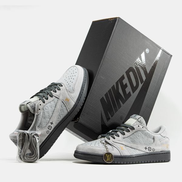 Air Jordan 1 Low x Travis Scott x Louis Vuitton ALL23857 фото