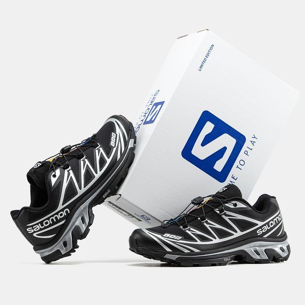 Salomon XT-6 Soft Ground Black Silver ALL20388 фото