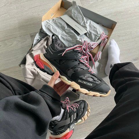 Balenciaga Track Black Grey Red ALL15929 фото