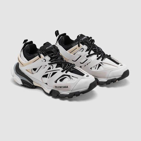 Balenciaga Track Worn Out White, Black Low Top ALL12462 фото