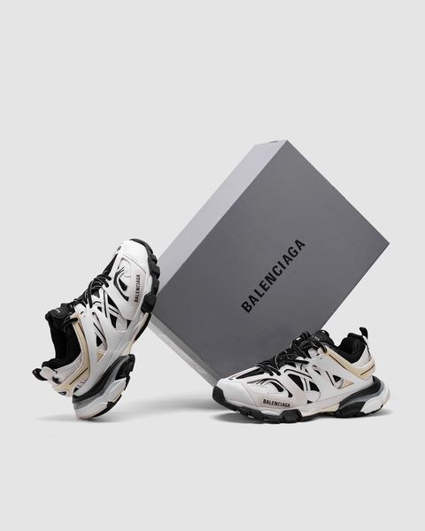 Balenciaga Track Worn Out White, Black Low Top ALL12462 фото