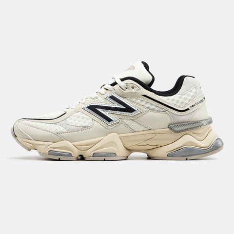 New Balance 9060 Cream Black Silver ALL13683 фото