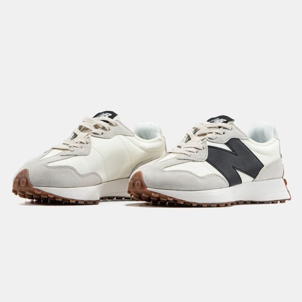 New Balance 327 Beige Black ALL13929 фото