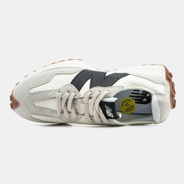 New Balance 327 Beige Black ALL13929 фото