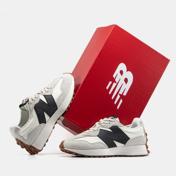 New Balance 327 Beige Black ALL13929 фото