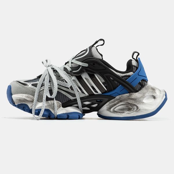 Adidas Vento XLG Runner Deluxe Grey Black Blue ALL24833 фото