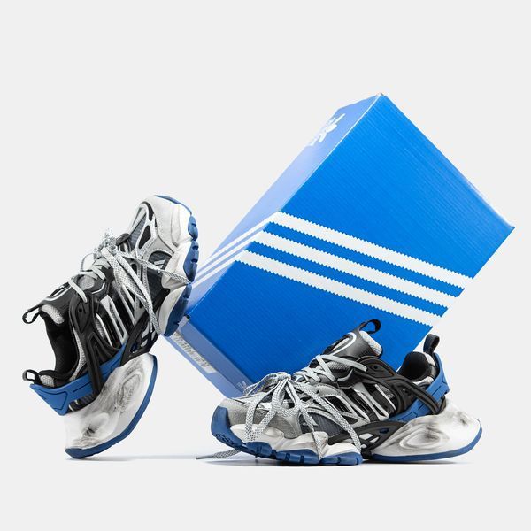 Adidas Vento XLG Runner Deluxe Grey Black Blue ALL24833 фото