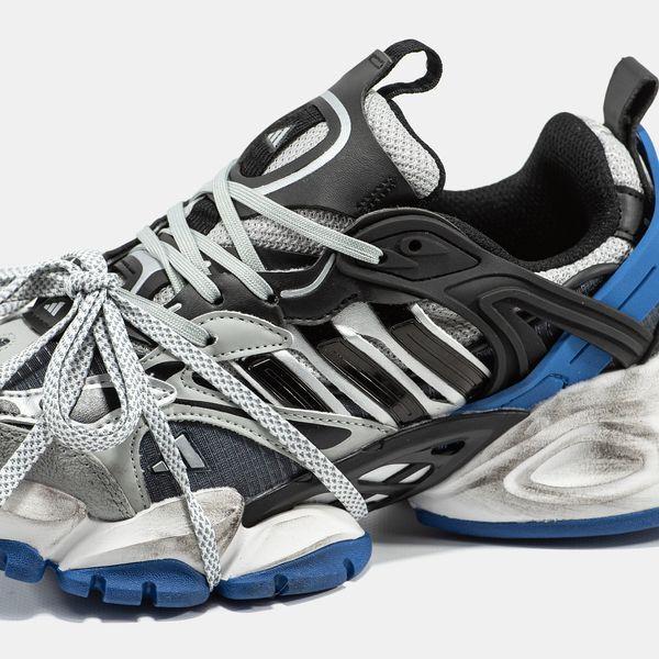 Adidas Vento XLG Runner Deluxe Grey Black Blue ALL24833 фото