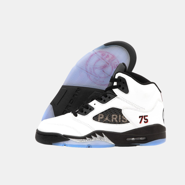 Jordan 5 Retro White Black Paris 75 ALL13239 фото
