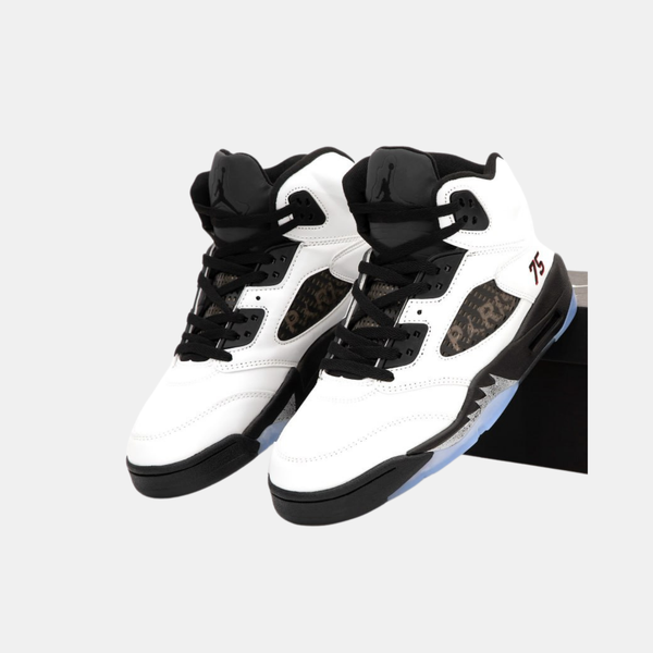 Jordan 5 Retro White Black Paris 75 ALL13239 фото