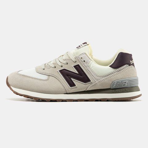New Balance 574 Beige Bordo ALL22299 фото