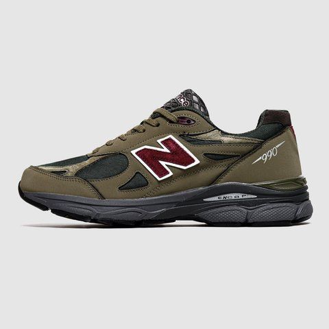 New Balance 990v3 Teddy Santis Khaki Bordo ALL12611 фото